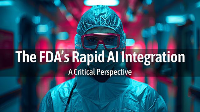 The FDA’s Rapid AI Integration - A Critical Perspective