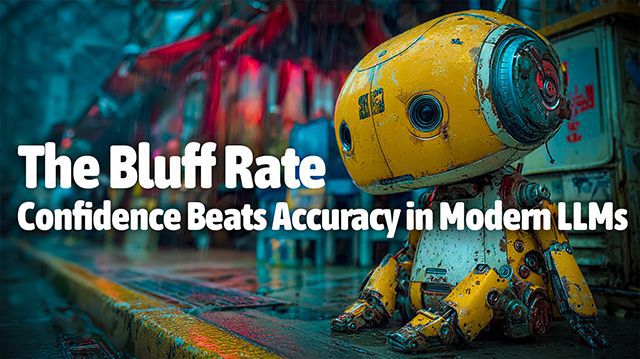 The Bluff Rate - Confidence Beats Accuracy in Modern LLMs