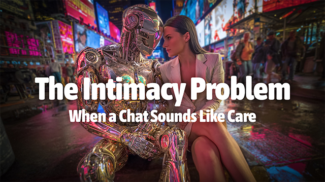 The Intimacy Problem - When a Chat Sounds Like Care