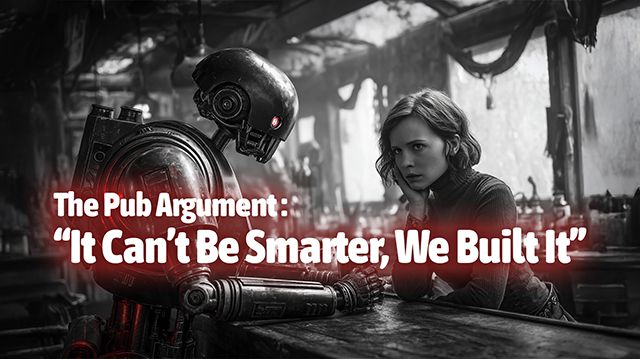 The Pub Argument: “It Can’t Be Smarter, We Built It”