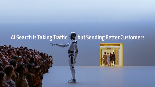 AI Search Is Taking Traffic—but Sending Better Customers