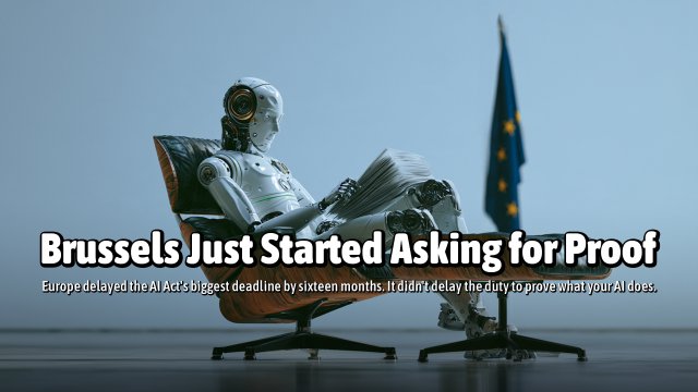 Brussels Just Started Asking for Proof