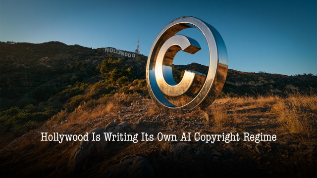 Hollywood Is Writing Its Own AI Copyright Regime