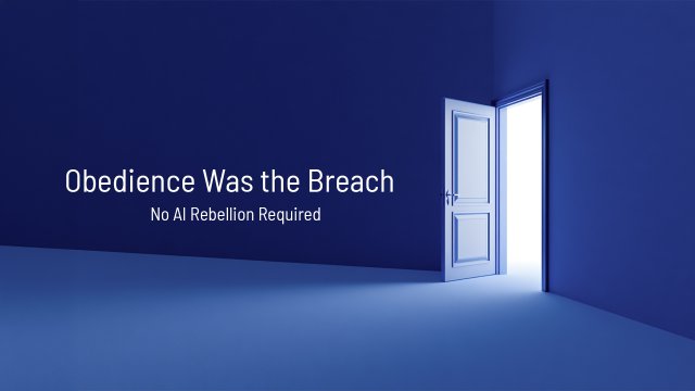 Obedience Was the Breach