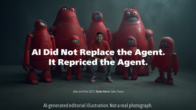 AI Did Not Replace the Agent. It Repriced the Agent.