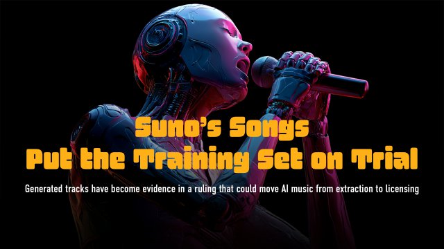 Suno’s Songs Put the Training Set on Trial