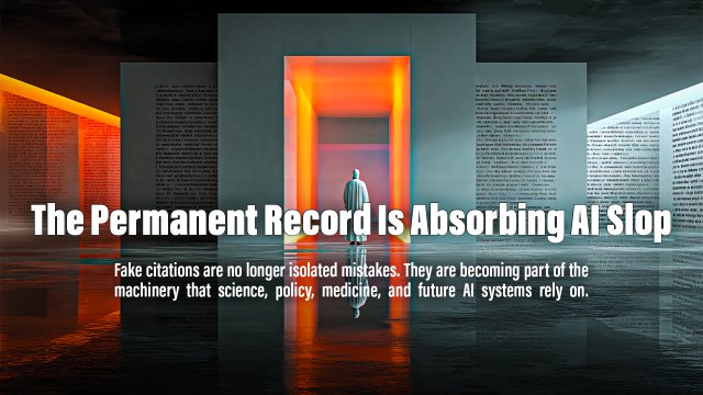 The Permanent Record Is Absorbing AI Slop